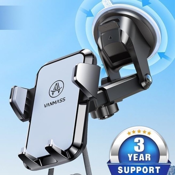 Vanmass Car Phone Holder Cell Mount Stand Cradle Dashboard Windshield Vent - Picture 4 of 8